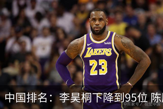 中国排名：李昊桐下降到95位 陈顾新肖博文上升